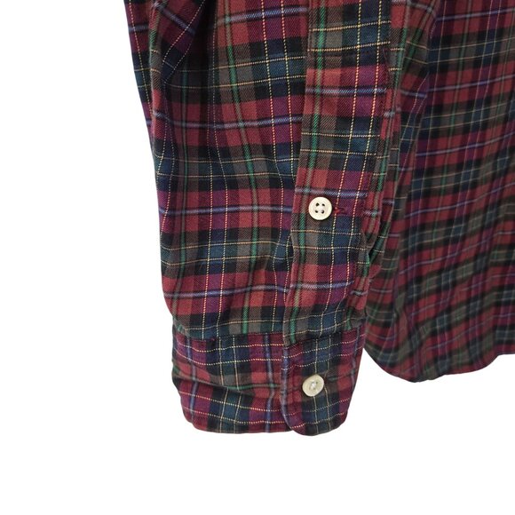Ralph Lauren Classic Fit Tartan Plaid Button Down Shirt Size XL - Picture 6 of 7